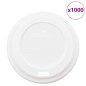 vidaXL Deckel für Pappbecher Ø60 mm 4oz 1000 Stk. Weiß Kunststoff vidaXL Deckel für Pappbecher Ø60 mm 4oz 1000 Stk. Weiß Kunststoff
