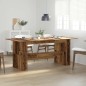 vidaXL Esstisch Altholz-Optik 180x90x76 cm Holzwerkstoff vidaXL Esstisch Altholz-Optik 180x90x76 cm Holzwerkstoff
