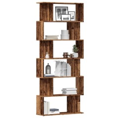 vidaXL Bücherregal Altholz-Optik 80x24x192 cm Holzwerkstoff