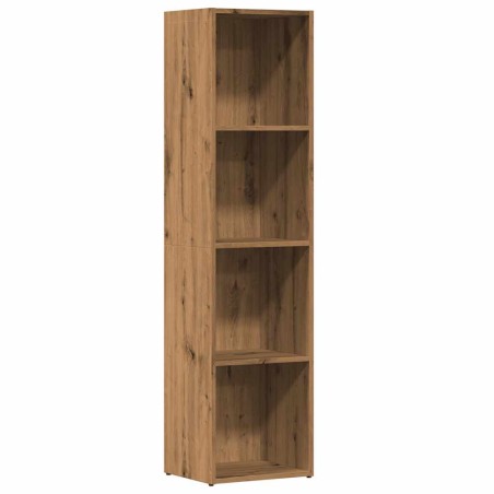 vidaXL Bücherregal Artisan-Eiche 36x30x143 cm Holzwerkstoff