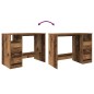 vidaXL Schreibtisch Altholz-Optik 102x76x50 cm Holzwerkstoff vidaXL Schreibtisch Altholz-Optik 102x76x50 cm Holzwerkstoff
