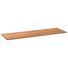 vidaXL Tischplatte Hellbraun 320x90x4 cm Massivholz Eiche Rechteckig