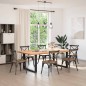 vidaXL Tischplatte Hellbraun 220x120x4 cm Massivholz Eiche Rechteckig vidaXL Tischplatte Hellbraun 220x120x4 cm Massivholz Eiche Rechteckig