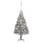 Künstlicher Weihnachtsbaum LEDs & Kugeln Beschneit Grün 400 cm Künstlicher Weihnachtsbaum LEDs & Kugeln Beschneit Grün 400 cm
