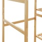 vidaXL Kleiderständer mit Ablagen 100x50x184,5 cm Bambus vidaXL Kleiderständer mit Ablagen 100x50x184,5 cm Bambus