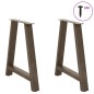 vidaXL Couchtischbeine A-Form 2 Stk. 80x(72-73) cm Stahl vidaXL Couchtischbeine A-Form 2 Stk. 80x(72-73) cm Stahl