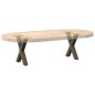 vidaXL Couchtischbeine X-Form 2 Stk. Naturstahl 30x(30-31) cm Stahl vidaXL Couchtischbeine X-Form 2 Stk. Naturstahl 30x(30-31) cm Stahl