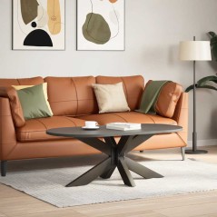 vidaXL Couchtischbein in Spinnenform Naturstahl 98x58x(42-43) cm Stahl