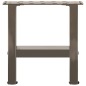 vidaXL Couchtischbeine Naturstahl 2 Stk. 30x(30-31) cm Stahl vidaXL Couchtischbeine Naturstahl 2 Stk. 30x(30-31) cm Stahl