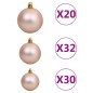 Künstlicher Weihnachtsbaum LEDs & Kugeln Beschneit Grün 400 cm Künstlicher Weihnachtsbaum LEDs & Kugeln Beschneit Grün 400 cm