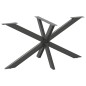 vidaXL Esstischbein in Spinnenform Anthrazit 150x78x(72-73) cm Stahl vidaXL Esstischbein in Spinnenform Anthrazit 150x78x(72-73) cm Stahl