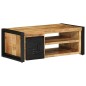 vidaXL Couchtisch 90x50x36 cm Raues Massivholz Mango vidaXL Couchtisch 90x50x36 cm Raues Massivholz Mango