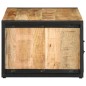 vidaXL Couchtisch 90x50x36 cm Raues Massivholz Mango vidaXL Couchtisch 90x50x36 cm Raues Massivholz Mango