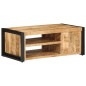 vidaXL Couchtisch 90x50x36 cm Raues Massivholz Mango vidaXL Couchtisch 90x50x36 cm Raues Massivholz Mango