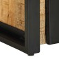 vidaXL Couchtisch 90x50x36 cm Raues Massivholz Mango vidaXL Couchtisch 90x50x36 cm Raues Massivholz Mango