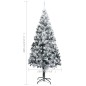 Künstlicher Weihnachtsbaum LEDs & Kugeln Beschneit Grün 400 cm Künstlicher Weihnachtsbaum LEDs & Kugeln Beschneit Grün 400 cm