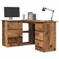 vidaXL Eckschreibtisch Altholz-Optik 145x100x76 cm Holzwerkstoff vidaXL Eckschreibtisch Altholz-Optik 145x100x76 cm Holzwerkstoff