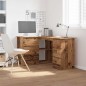 vidaXL Eckschreibtisch Altholz-Optik 145x100x76 cm Holzwerkstoff vidaXL Eckschreibtisch Altholz-Optik 145x100x76 cm Holzwerkstoff