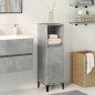 vidaXL Badschrank Betongrau 30x30x100 cm Holzwerkstoff vidaXL Badschrank Betongrau 30x30x100 cm Holzwerkstoff