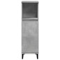 vidaXL Badschrank Betongrau 30x30x100 cm Holzwerkstoff vidaXL Badschrank Betongrau 30x30x100 cm Holzwerkstoff