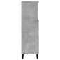 vidaXL Badschrank Betongrau 30x30x100 cm Holzwerkstoff vidaXL Badschrank Betongrau 30x30x100 cm Holzwerkstoff