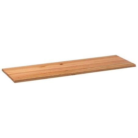 vidaXL Tischplatte Hellbraun 240x80x4,2 cm Massivholz Eiche Rechteckig