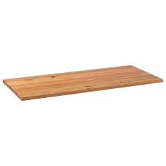 vidaXL Tischplatte Hellbraun 220x100x4,2cm Massivholz Eiche Rechteckig
