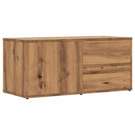 vidaXL TV-Schrank Artisan-Eiche 80x34x35,5 cm Holzwerkstoff