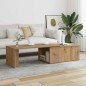 vidaXL Couchtisch Artisan-Eiche 150x50x35 cm Holzwerkstoff vidaXL Couchtisch Artisan-Eiche 150x50x35 cm Holzwerkstoff