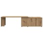 vidaXL Couchtisch Artisan-Eiche 150x50x35 cm Holzwerkstoff vidaXL Couchtisch Artisan-Eiche 150x50x35 cm Holzwerkstoff