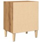 vidaXL Nachttisch Artisan-Eiche 40x30x50 cm Holzwerkstoff