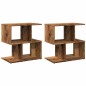vidaXL Nachttische 2 Stk. Altholz-Optik 50x30x51,5 cm Holzwerkstoff
