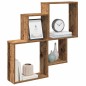 vidaXL Wandregal Altholz-Optik 80x15x78,5 cm Holzwerkstoff vidaXL Wandregal Altholz-Optik 80x15x78,5 cm Holzwerkstoff