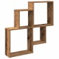 vidaXL Wandregal Altholz-Optik 80x15x78,5 cm Holzwerkstoff vidaXL Wandregal Altholz-Optik 80x15x78,5 cm Holzwerkstoff