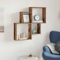 vidaXL Wandregal Altholz-Optik 80x15x78,5 cm Holzwerkstoff vidaXL Wandregal Altholz-Optik 80x15x78,5 cm Holzwerkstoff