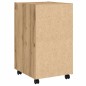 vidaXL Schrank mit Rollen Artisan-Eiche 33x38x60 cm Holzwerkstoff vidaXL Schrank mit Rollen Artisan-Eiche 33x38x60 cm Holzwerkstoff