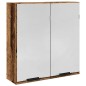 vidaXL Bad-Spiegelschrank Altholz-Optik 64x20x66,5 cm Holzwerkstoff vidaXL Bad-Spiegelschrank Altholz-Optik 64x20x66,5 cm Holzwerkstoff