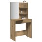 vidaXL Schminktisch mit Spiegel Artisan-Eiche 74,5x40x141 cm vidaXL Schminktisch mit Spiegel Artisan-Eiche 74,5x40x141 cm