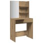 vidaXL Schminktisch mit Spiegel Artisan-Eiche 74,5x40x141 cm vidaXL Schminktisch mit Spiegel Artisan-Eiche 74,5x40x141 cm