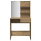 vidaXL Schminktisch mit Spiegel Artisan-Eiche 74,5x40x141 cm vidaXL Schminktisch mit Spiegel Artisan-Eiche 74,5x40x141 cm