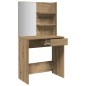 vidaXL Schminktisch mit Spiegel Artisan-Eiche 74,5x40x141 cm vidaXL Schminktisch mit Spiegel Artisan-Eiche 74,5x40x141 cm