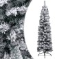 Weihnachtsbaum Schlank Beschneit mit LEDs & Kugeln Grün 120 cm Weihnachtsbaum Schlank Beschneit mit LEDs & Kugeln Grün 120 cm
