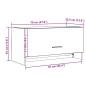 vidaXL Kleiderschrank Artisan-Eiche 70x32,5x35 cm Holzwerkstoff vidaXL Kleiderschrank Artisan-Eiche 70x32,5x35 cm Holzwerkstoff