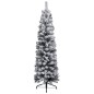 Weihnachtsbaum Schlank Beschneit mit LEDs & Kugeln Grün 120 cm Weihnachtsbaum Schlank Beschneit mit LEDs & Kugeln Grün 120 cm