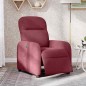 vidaXL Relaxsessel Elektrisch Weinrot Stoff vidaXL Relaxsessel Elektrisch Weinrot Stoff