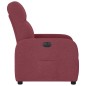 vidaXL Relaxsessel Elektrisch Weinrot Stoff vidaXL Relaxsessel Elektrisch Weinrot Stoff