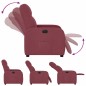 vidaXL Relaxsessel Elektrisch Weinrot Stoff vidaXL Relaxsessel Elektrisch Weinrot Stoff