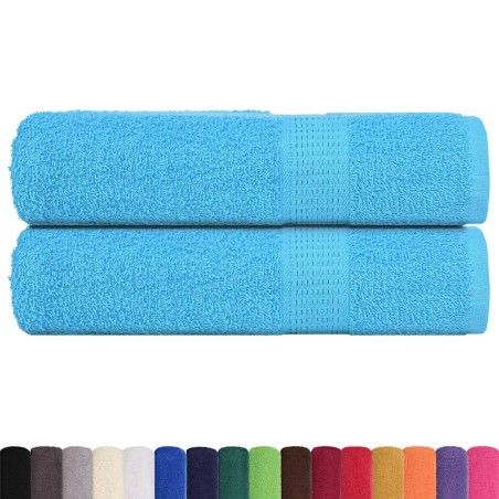 vidaXL Badetücher 2 Stk. Türkis 100x150 cm 360 g/m² 100% Baumwolle