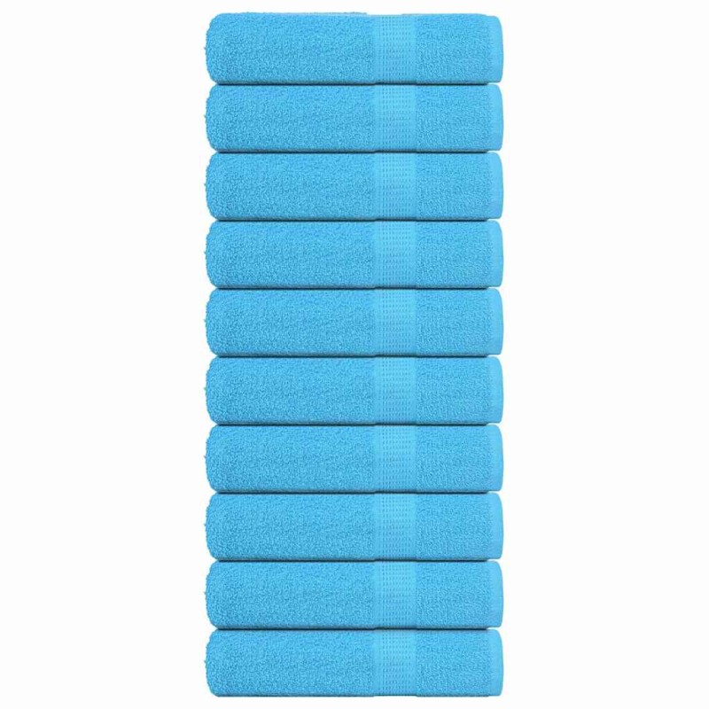 vidaXL Badetücher 10 Stk. Türkis 100x150 cm 360 g/m² 100% Baumwolle vidaXL Badetücher 10 Stk. Türkis 100x150 cm 360 g/m² 100% Baumwolle