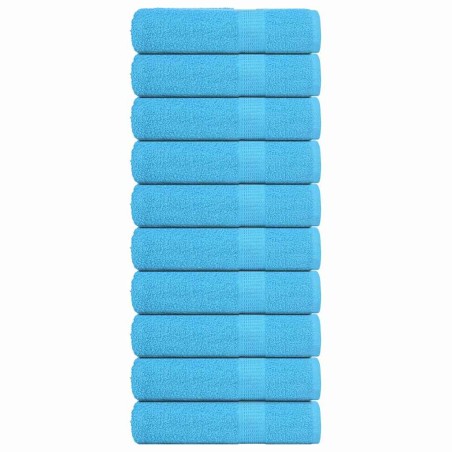 vidaXL Badetücher 10 Stk. Türkis 100x150 cm 360 g/m² 100% Baumwolle